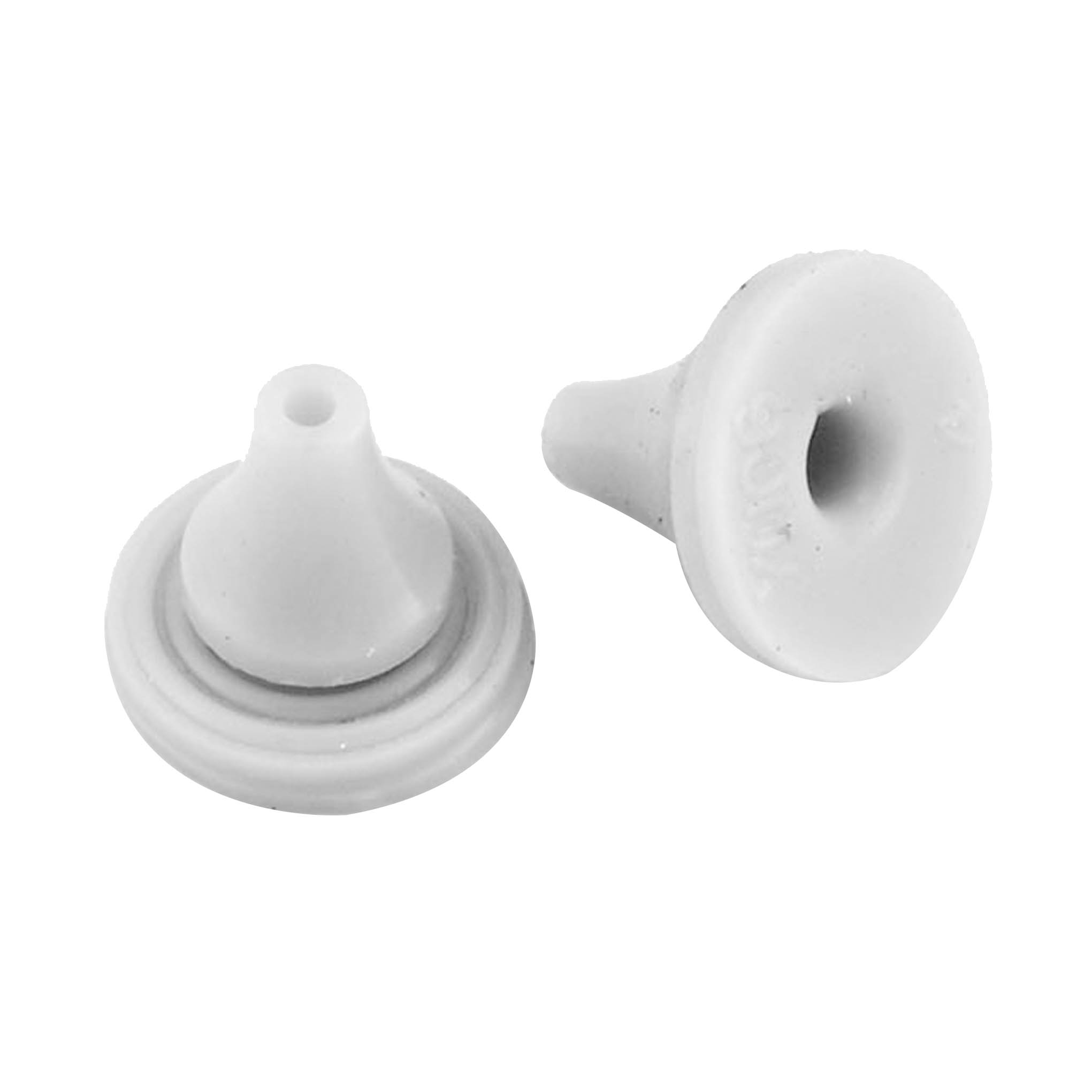 Water outlet nozzle particles