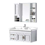 Aluminum bathroom cabinet