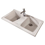 Laundry cabinet countertop