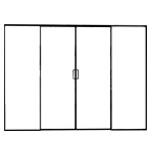 Sliding kitchen door