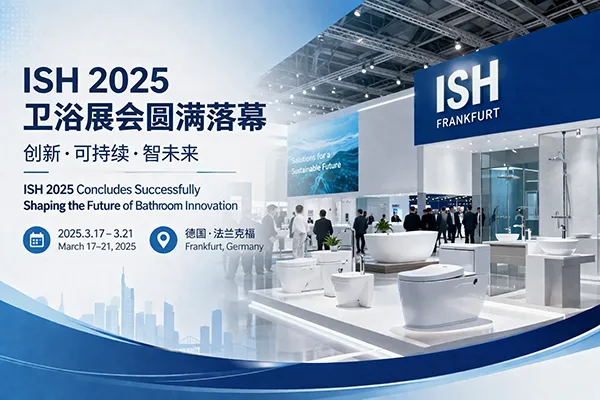 ISH 2025 Successfully Concludes in Frankfurt, Showcasing the Future of Bathroom Innovation