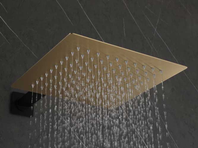Feedback on bulk purchase of concealed showerheads for high-end projects