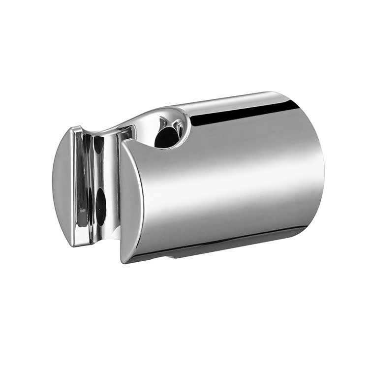 Thickened chrome plated double hole plastic showerhead base wall mounted perforated handheld showerhead bracket kitchen pull-out faucet showerhead fixed seat home decoration hardware engineering bulk supply