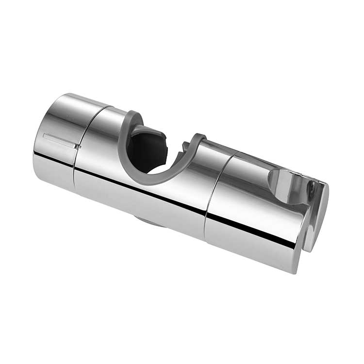Thickened chrome plated lifting rod shower slide sleeve, rotating lock adjustable shower handheld shower bracket, bathroom shower lifting slide seat, bathroom hardware engineering, bulk supply