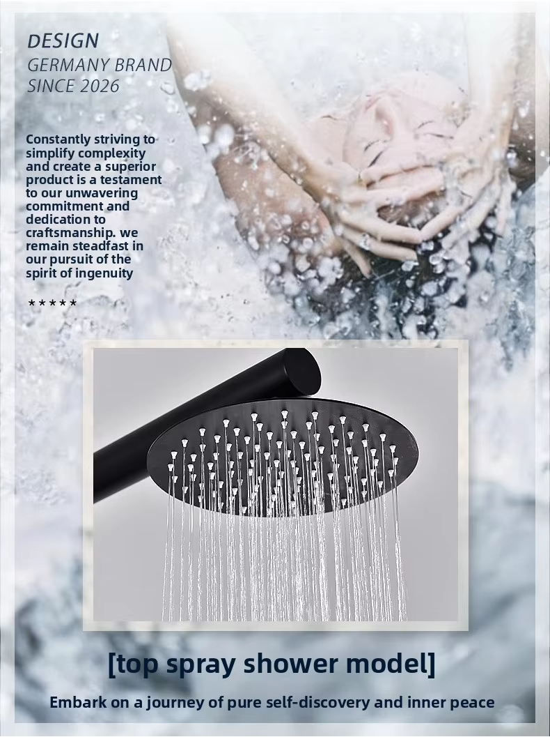 JINNAIYA non sliding bar product shower set shower column outdoor brushed stainless steel modern floor standing single handle hot and cold dual-use