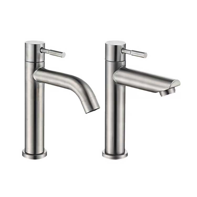 304 stainless steel single cold basin faucet, bathroom washbasin basin, sink faucet, washbasin basin, countertop basin