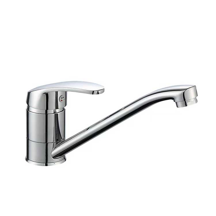 Manufacturer wholesale kitchen hot and cold long mouth faucet universal single hole short style vegetable basin sink faucet
