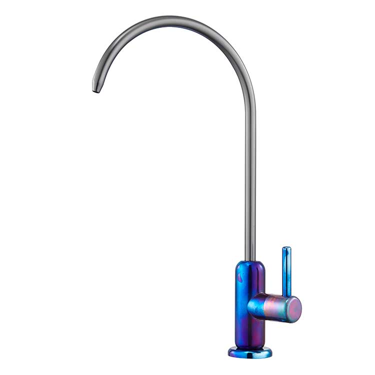 Pure titanium color water purifier faucet, single cold direct drinking water faucet, kitchen water purifier faucet project, foreign trade wholesale